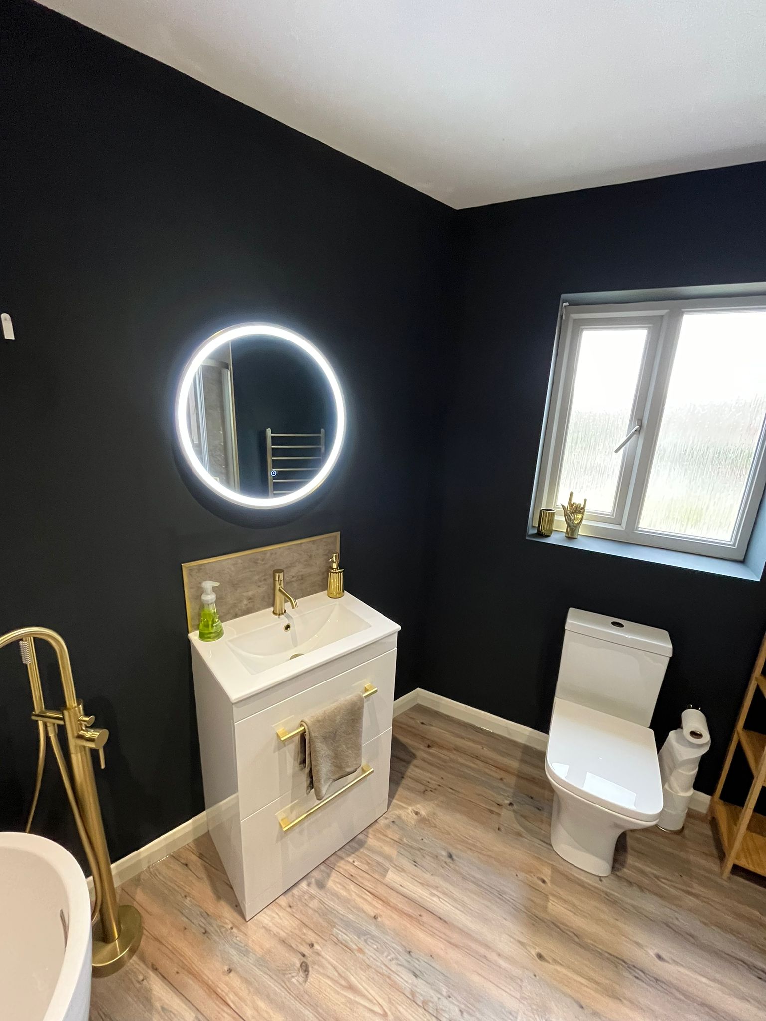 Grey walk-in wetroom conversion