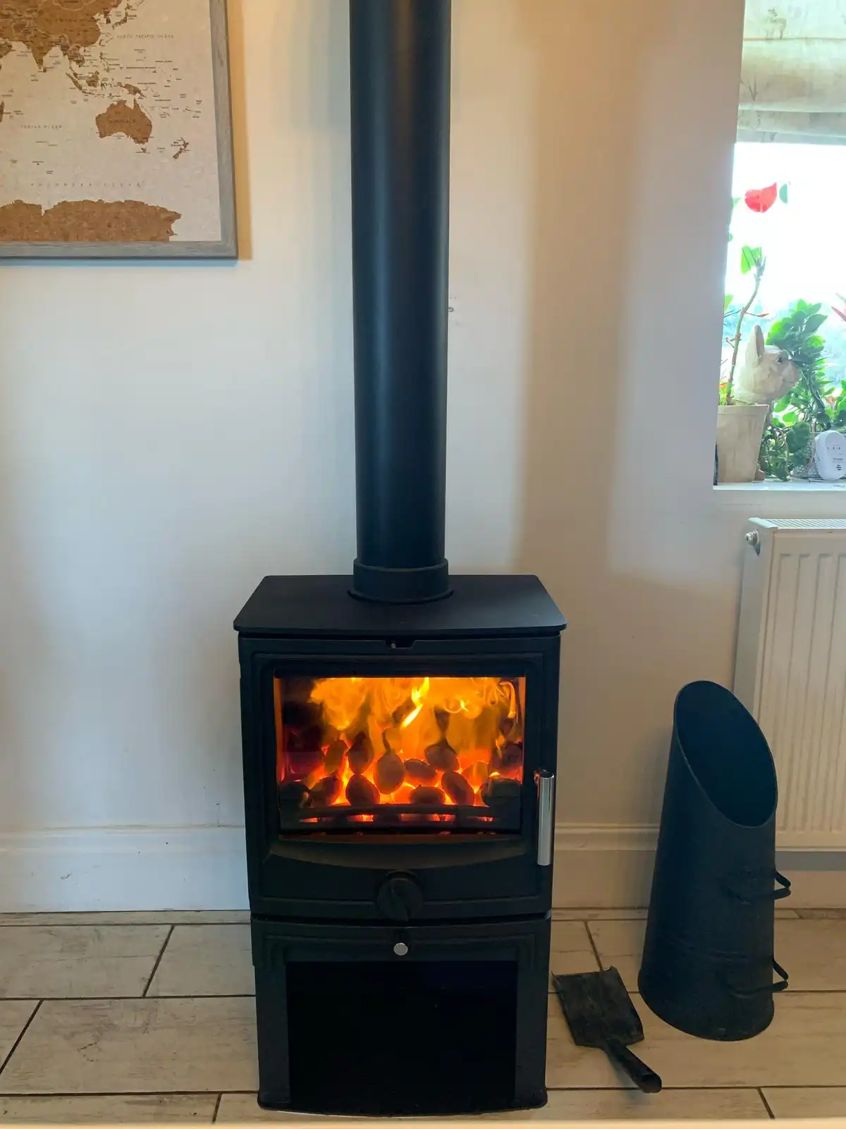 Multi-fuel stove installation (HETAS)