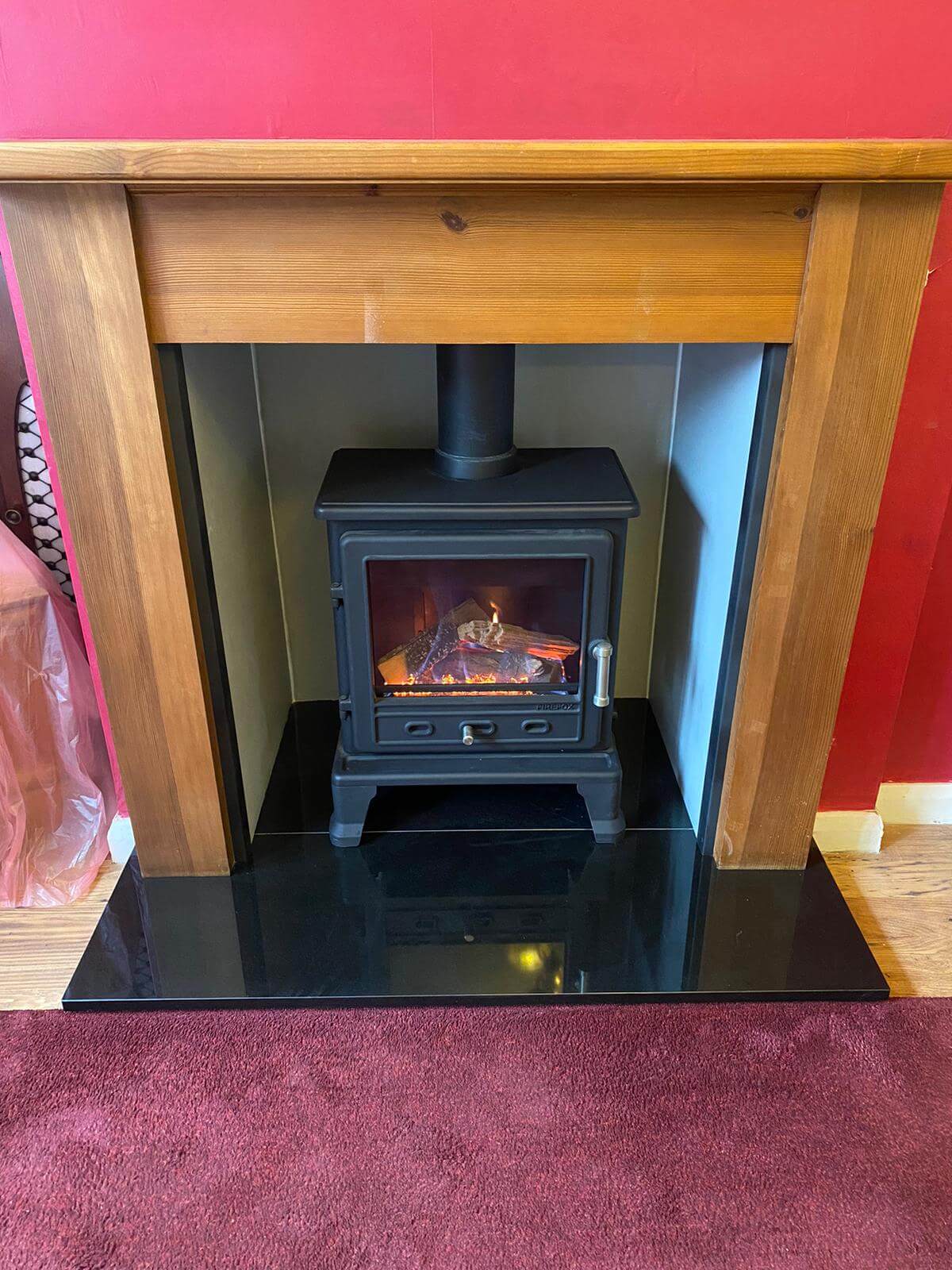 Gas stove installation